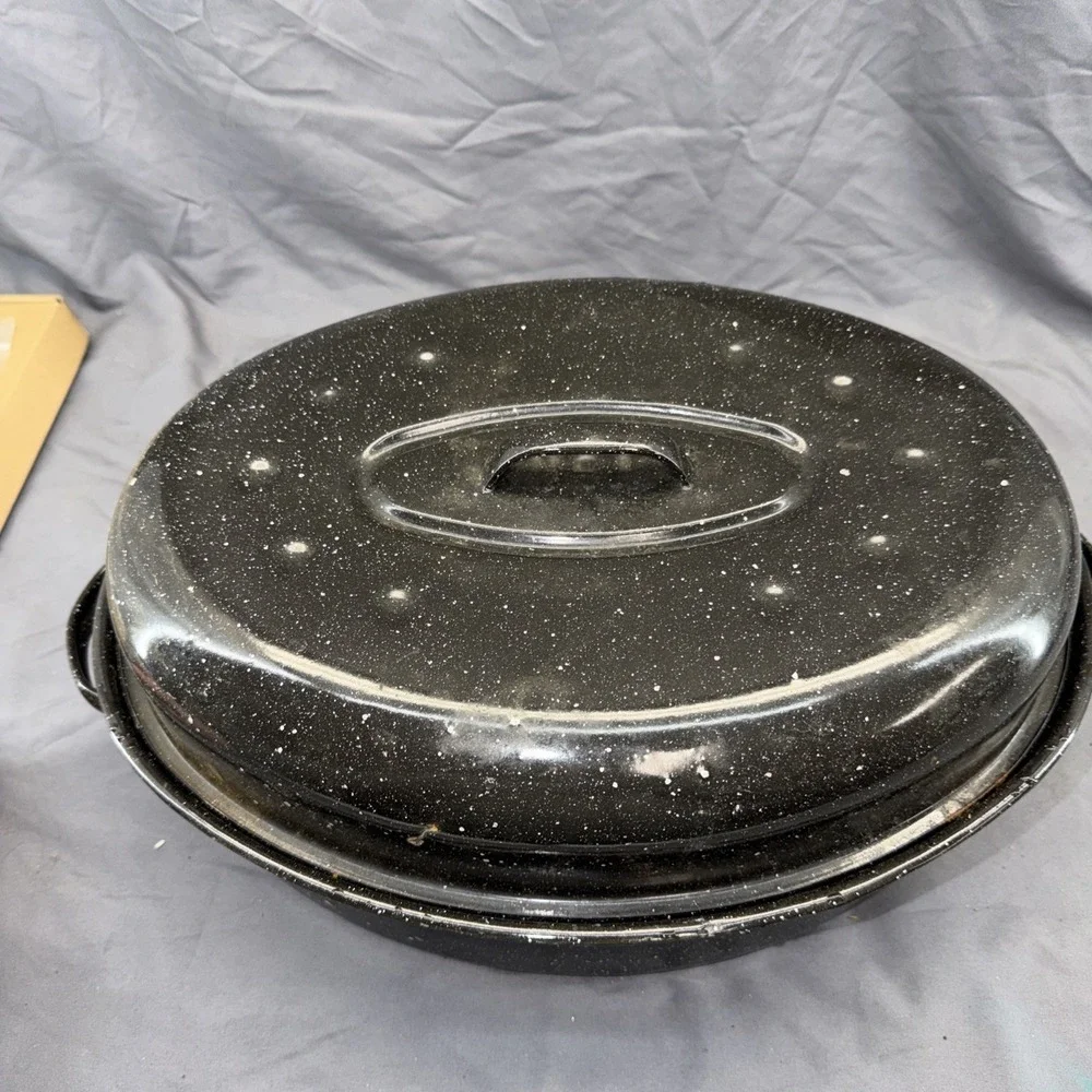 Granite Ware Covered Oval Roaster Pan‎